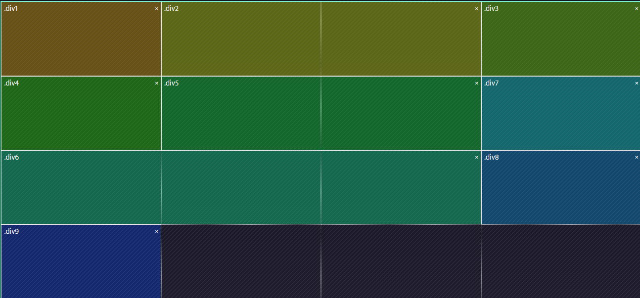 row dense